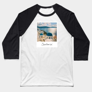 Santorini Baseball T-Shirt